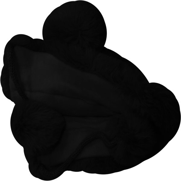 Γυναικείος Σκούφος Με Φούντες & Fleece Επένδυση - Image 2
